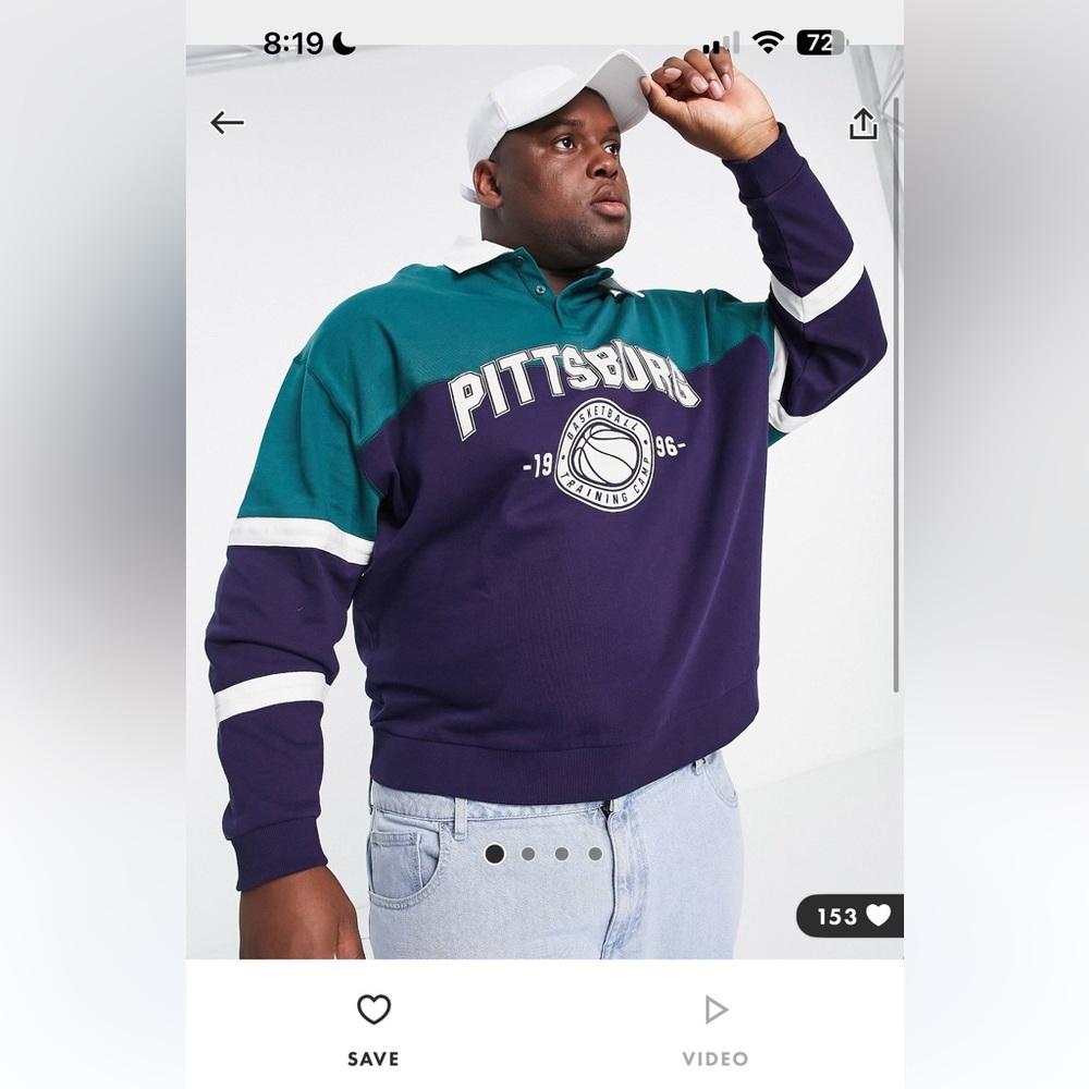 Men’s Asos Pittsburg Sweater